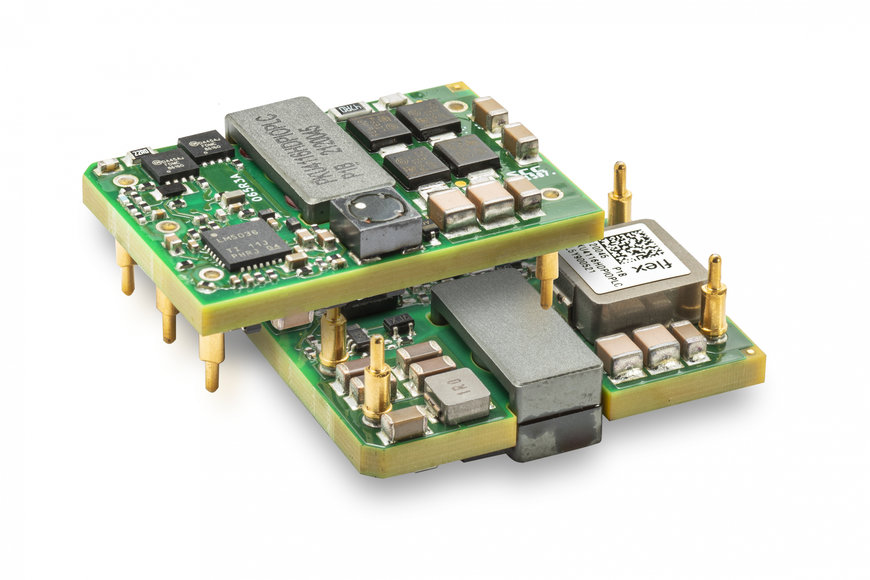 Flex announces the PKU4116HD series 1/16th brick DC/DC converter for RFPA and PoE applications